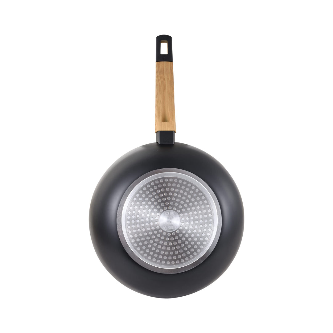 BERGNER BG-34627-BK Earth Black Keine Stickpfanne, Aluminium, 1 Liter, schwarz 28 X 7,5 cm, 28 X 7,5