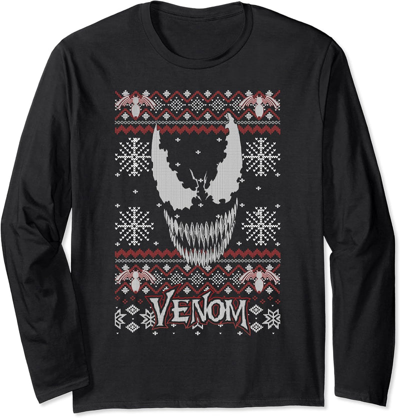 Marvel Spider-Man Venom Ugly Weihnachten Sweater Style Langarmshirt