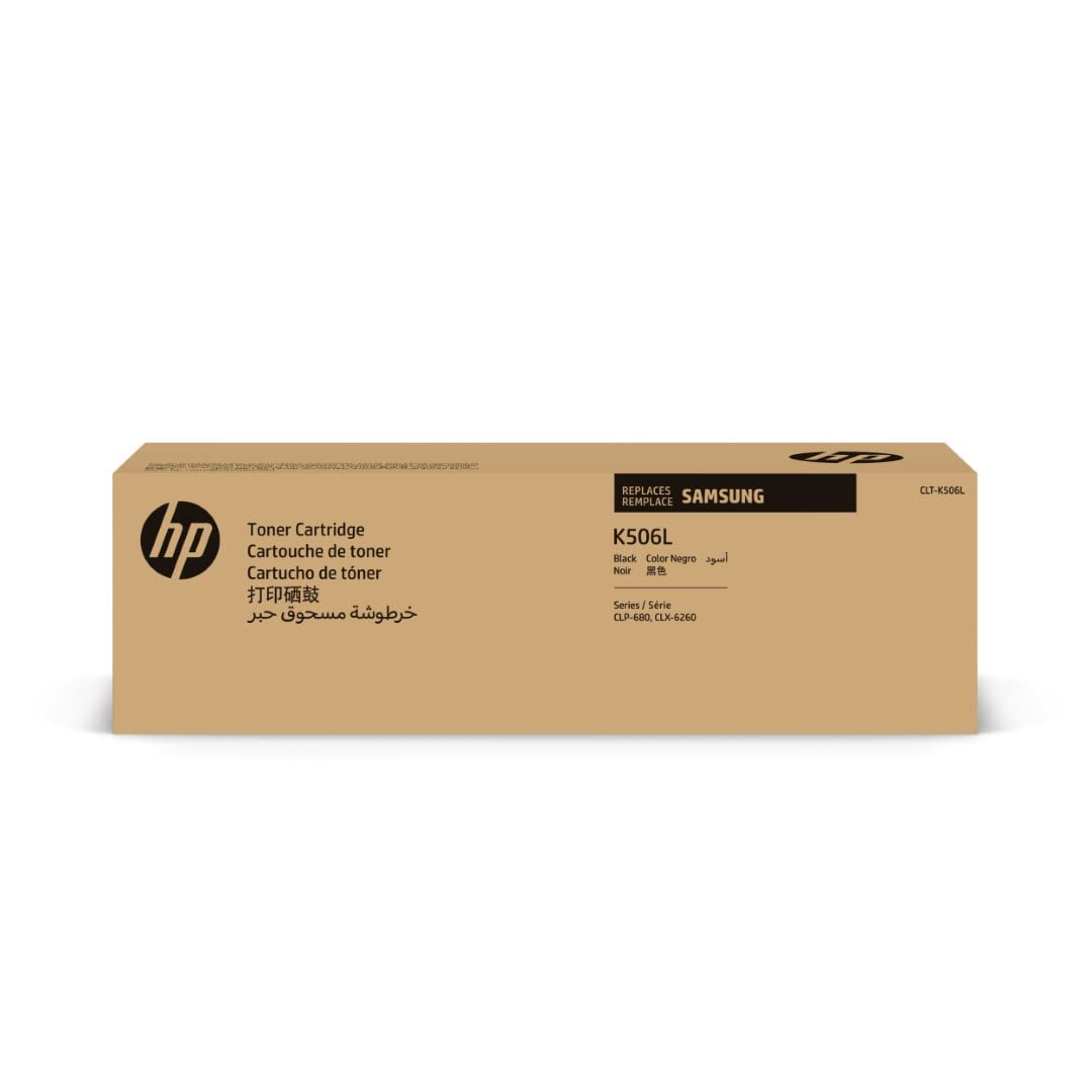 HP CLT-K506L (SU171A) Original Toner Schwarz (Kompatibel mit: CLP-680ND, 680DW / CLX-6260ND, 6260FD,