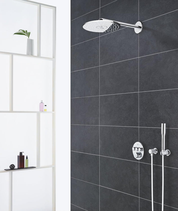 GROHE Rainshower SmartActive 310 Brausen und Duschsysteme (Kopfbrauseset 430 mm, 2 Strahlarten) chro