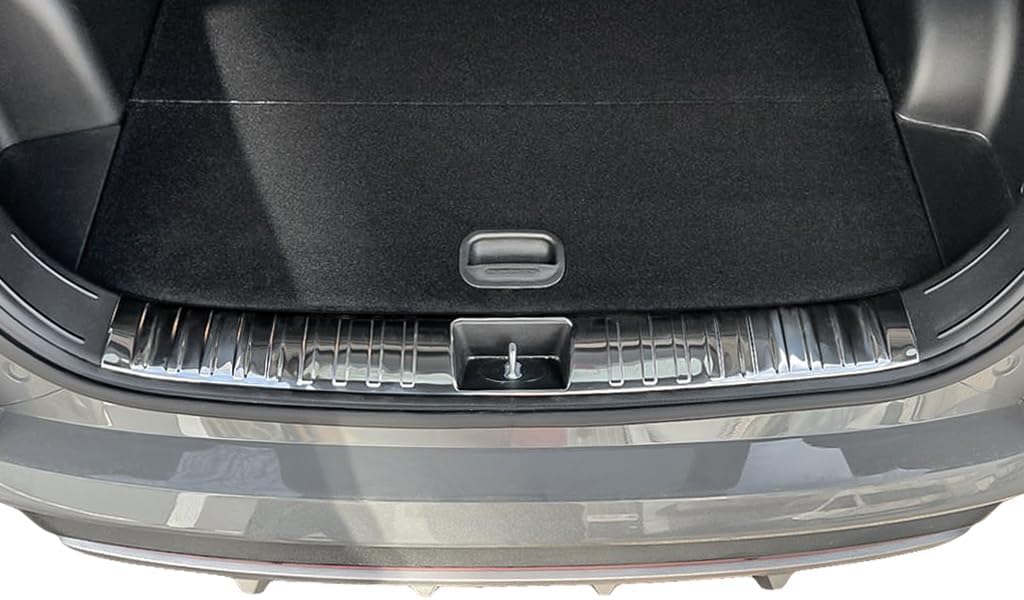 RECAMBO Ladekantenschutz Edelstahl Chrom Look - kompatibel für Hyundai Tucson | Typ NX4 | BJ ab 2020