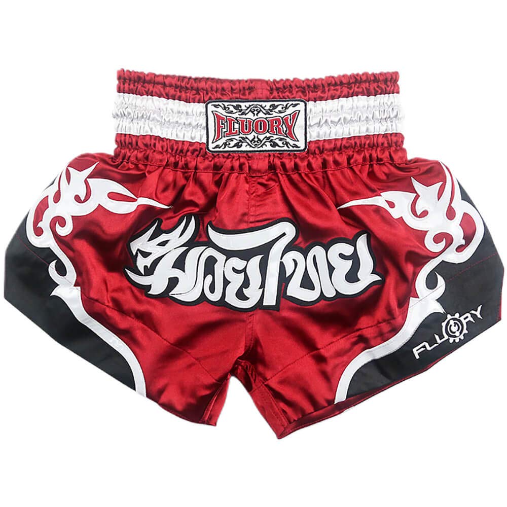 FLUORY Muay Thai Fight Shorts, MMA Shorts Bekleidung Training Käfig Kampf Grappling Martial Arts Kic