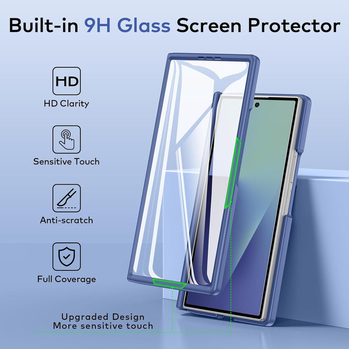 für Samsung Galaxy Z Fold 7 Hülle [Kompatibel mit MagSafe] mit Displayschutzfolie & Scharnier Schutz