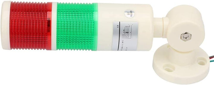 Industrielle Signalleuchte Säule Rot/Grün CNC-Maschine Warn-LED-Anzeige Alarmsignalleuchte LED Runde