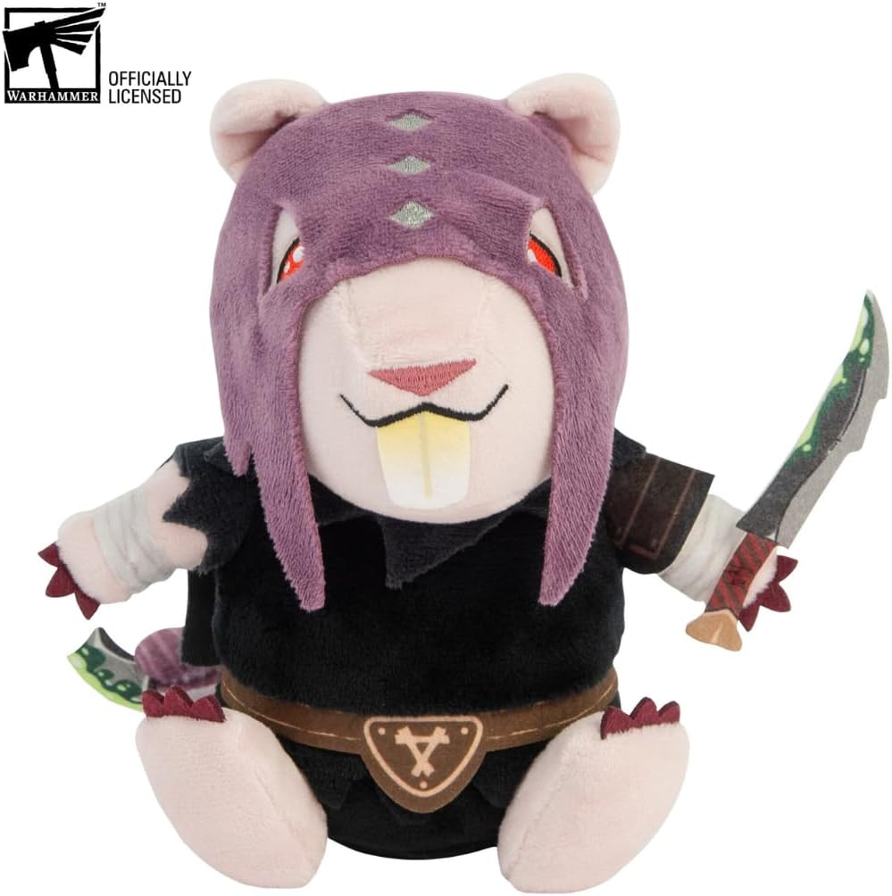 TOMY Warhammer Skaven Deathmaster Plüschfigur, Sammlerstück für Jugendliche und Erwachsene, Age of S
