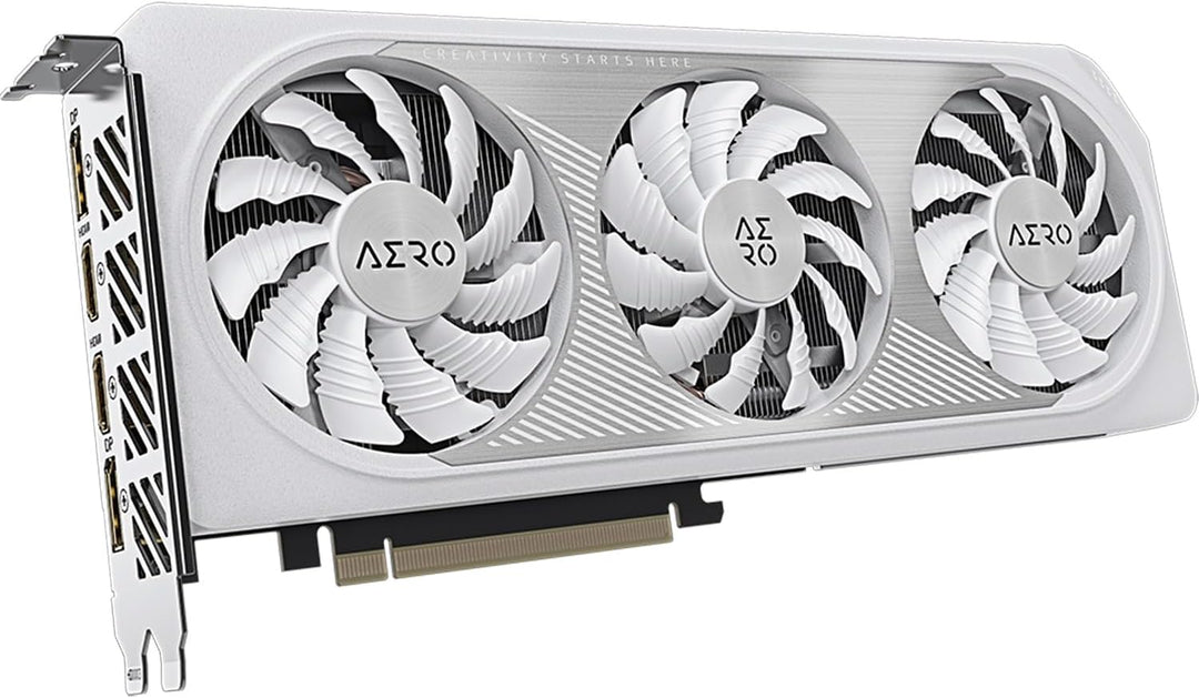 Gigabyte NVIDIA GeForce RTX 4060 AERO OC Graphics Card - 8GB GDDR6, 128-bit, PCI-E 4.0, 2550MHz Core
