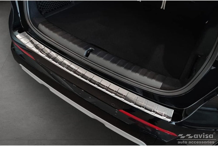 Avisa Edelstahl Heckstossstangenschutz kompatibel mit BMW X1 U11 / X1 U11 xLine 2022- 'Ribs'