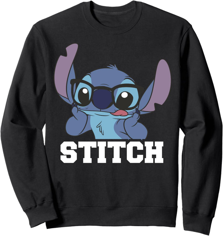 Disney Lilo & Stitch Glasses Stitch Portrait Sweatshirt