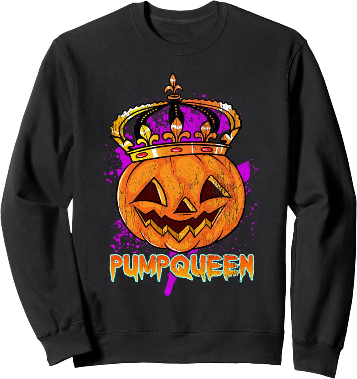 Königin Kürbis Halloween Geschenk für Freundin Sweatshirt