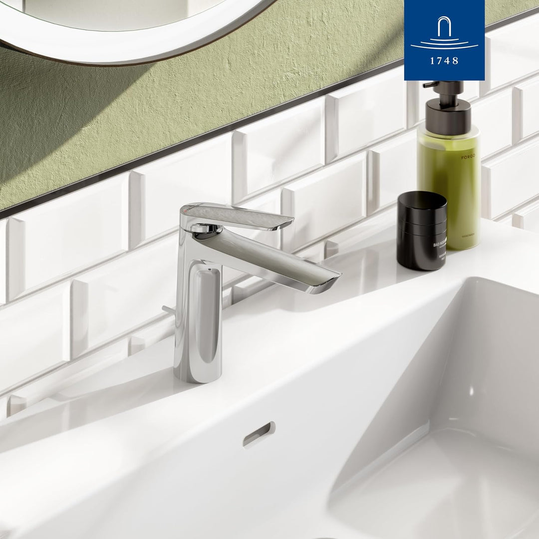 Villeroy &amp; Boch Oasis Waschtischarmatur - Waschbeckenarmatur wassersparend mit Keramikkartusche - Wa