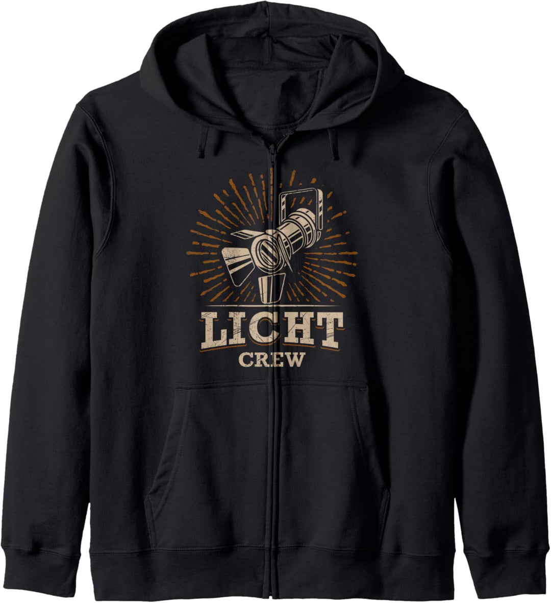 LIGHTING CREW Lichttechniker Kapuzenjacke
