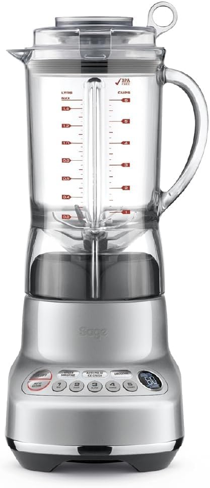 Sage Appliances SJE410 the Nutri Juicer, Entsafter, Gebürstetes Edelstahl