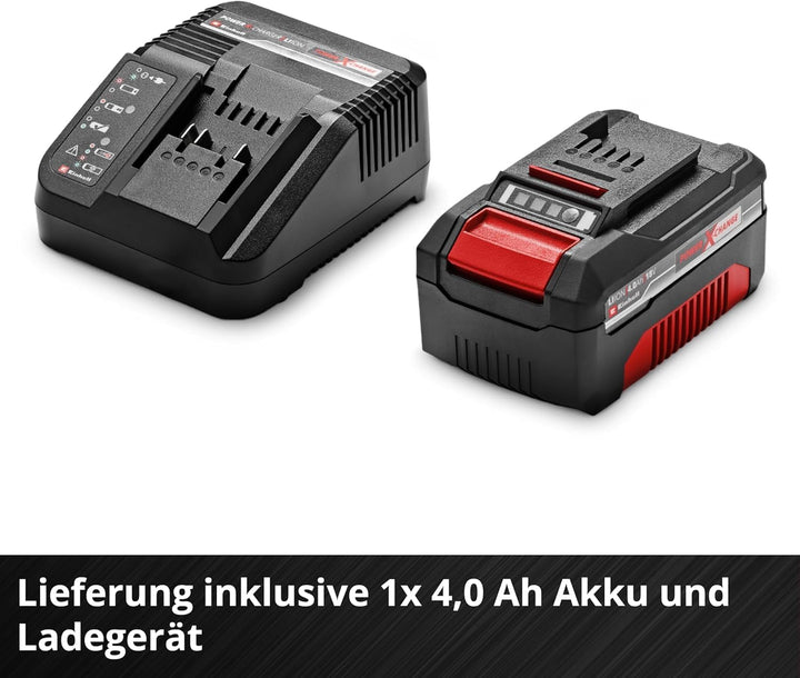 Einhell Akku-Rasenmäher GE-CM 18/33 Li Kit Power X-Change (18 V, 33 cm Schnittbreite, bis 200 m², Br
