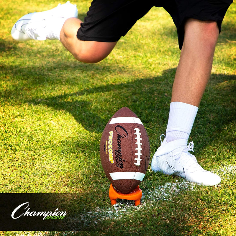 Champion Sports Football 2 Inch Sidewinder Soccer Style Kicking Tee Designed