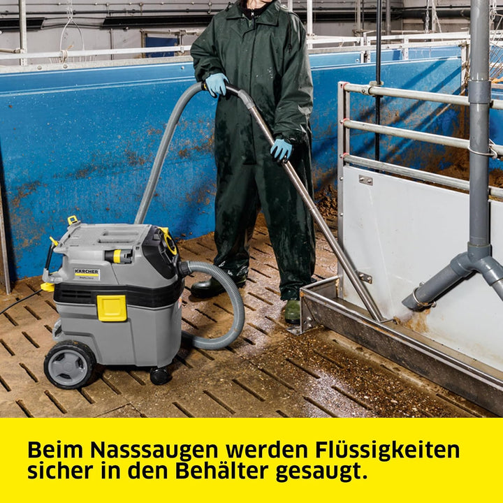 Kärcher NT 30/1 Ap L Nass- & Trockensauger, kompakt und hochwertig mit 1.380 W und 30 l Behälterinha