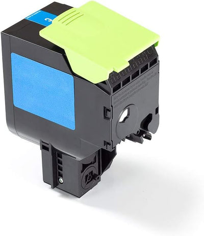 Green2Print Toner Cyan 1000 Seiten ersetzt Lexmark 80C20C0, 802C, 80C20CE, 802CE passend für Lexmark