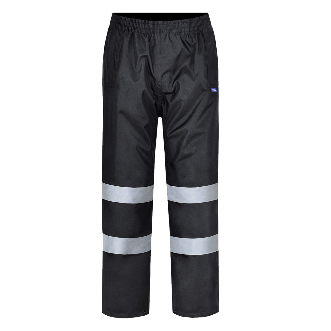 AYKRM Regenhose Fahrrad Warnschutz Regen-Latzhose schwarz warnregenhose Arbeitshose Regenhosen für H