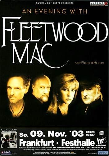 Fleetwood Mac - An Evening with, Frankfurt 2003 » Konzertplakat/Premium Poster | Live Konzert Verans