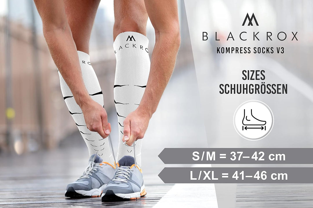 BLACKROX Kompressionsstrümpfe Sport Astropreform Kompressionssocken Vergleichssieger Sportkompressio