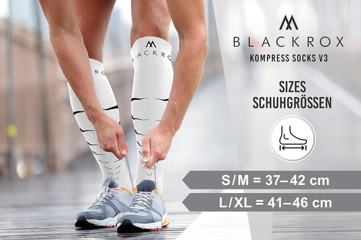 BLACKROX Kompressionsstrümpfe Sport Astropreform Kompressionssocken Vergleichssieger Sportkompressio