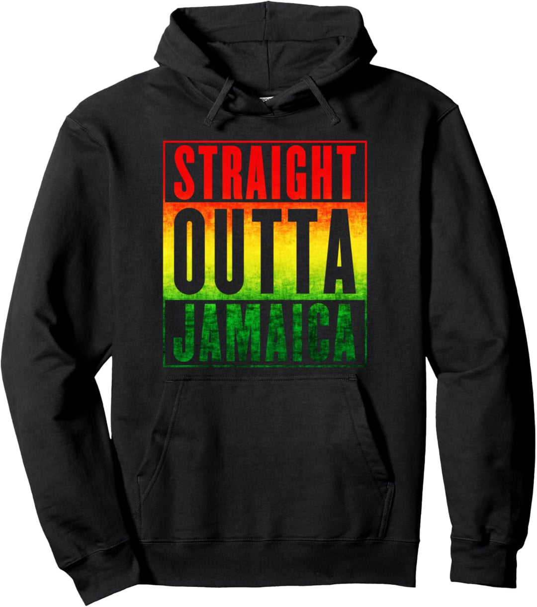 Straight Outta Jamaica Pullover Hoodie