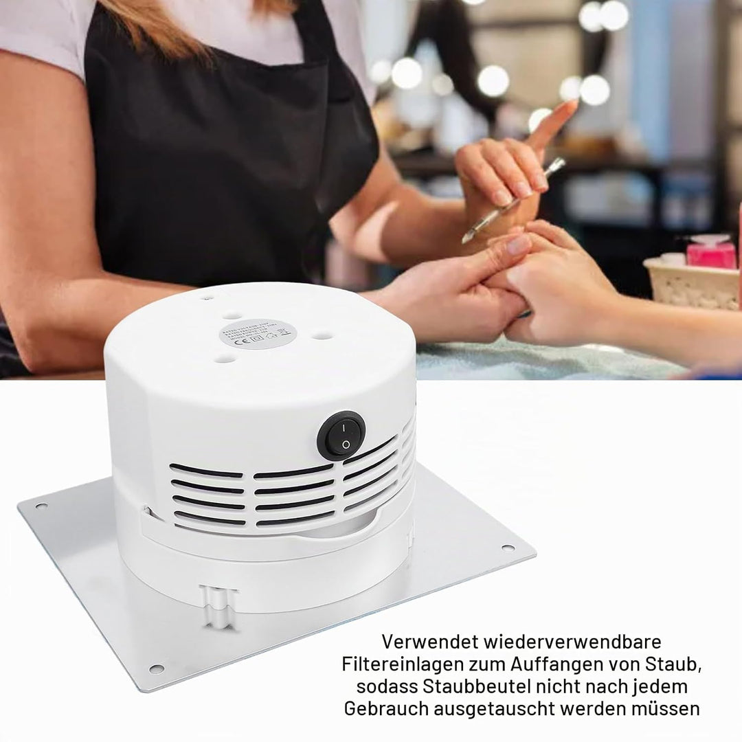 Nagelstaubsammler - Staubabsauger für Maniküre-Werkzeug, leistungsfähiger und geräuschloser Betrieb,