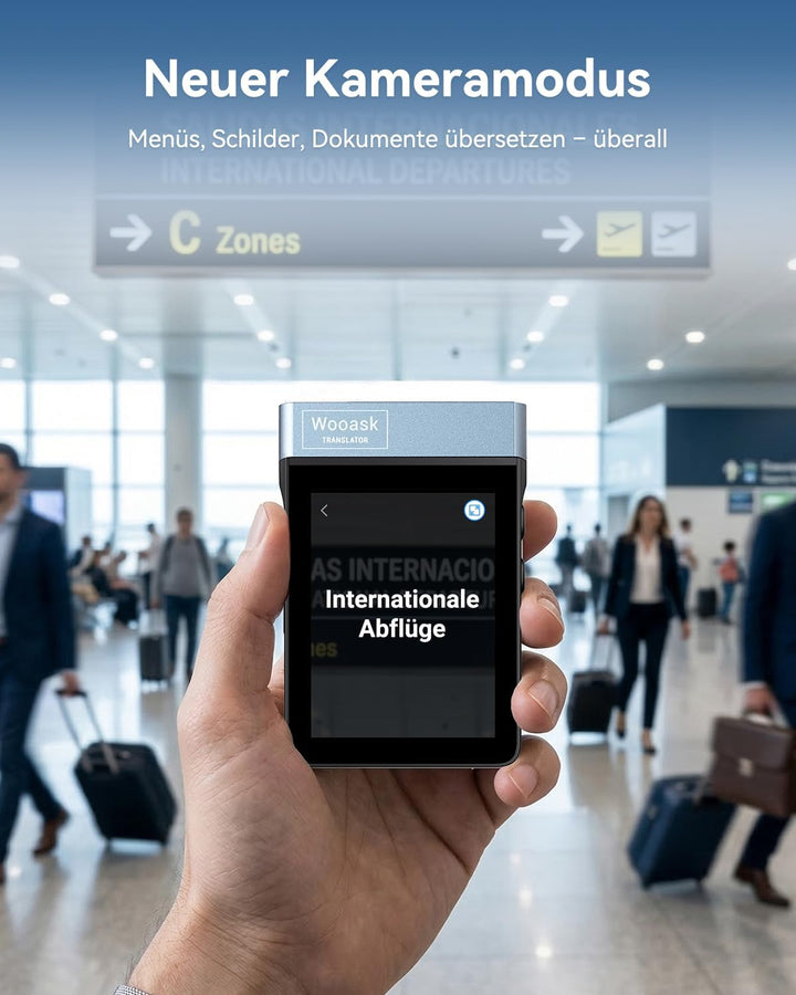 Wooask A9S Übersetzer KopfhöRer In Echtzeit Mit Chatgpt, Keine App Erforderlich, Sprachübersetzer Of