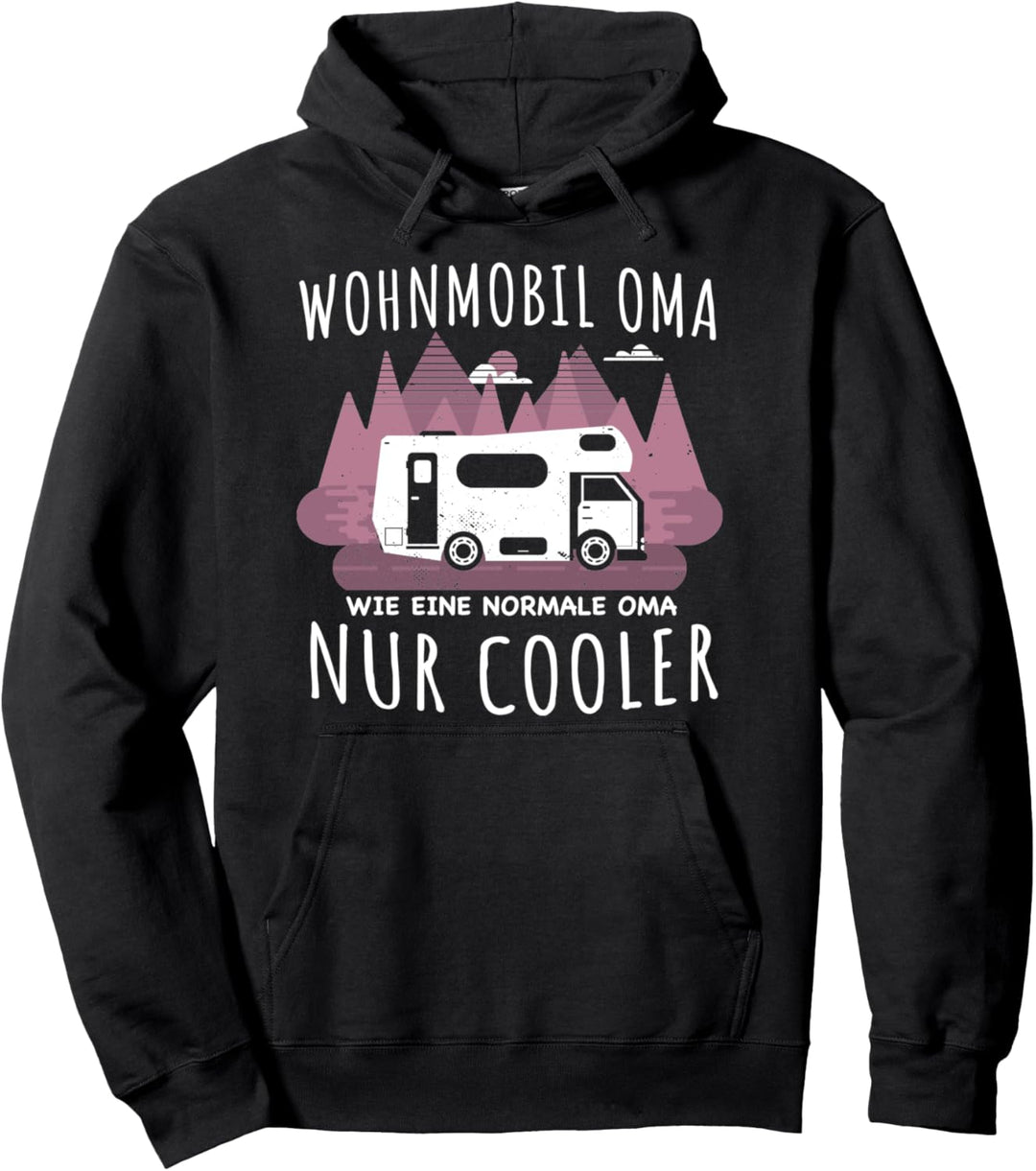 Wohnmobil Oma Grossmutter Camper Camping Geschenk Pullover Hoodie