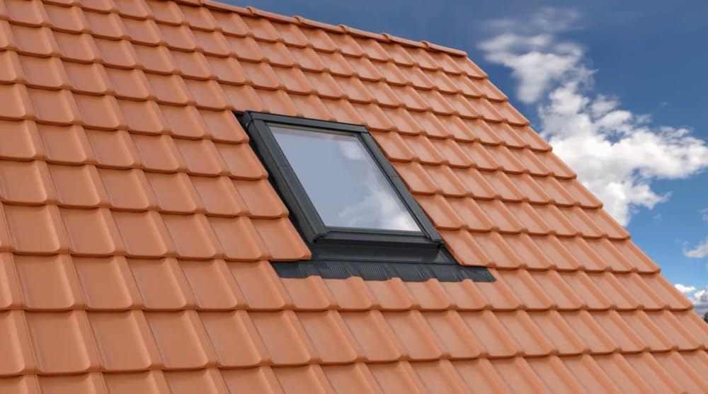 Velux Konzern RoofLite+ Dachfenster Holz SLIM und Eindeckrahmen (78 x 118), 78 x 118