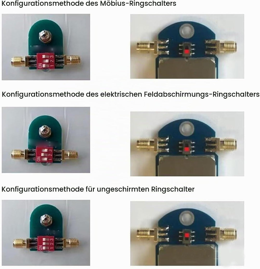 50K-500MHz Aktive Schleifenantenne Vollband 17dB High Gain Small Loop Breitband-Empfangsantenne 9-12