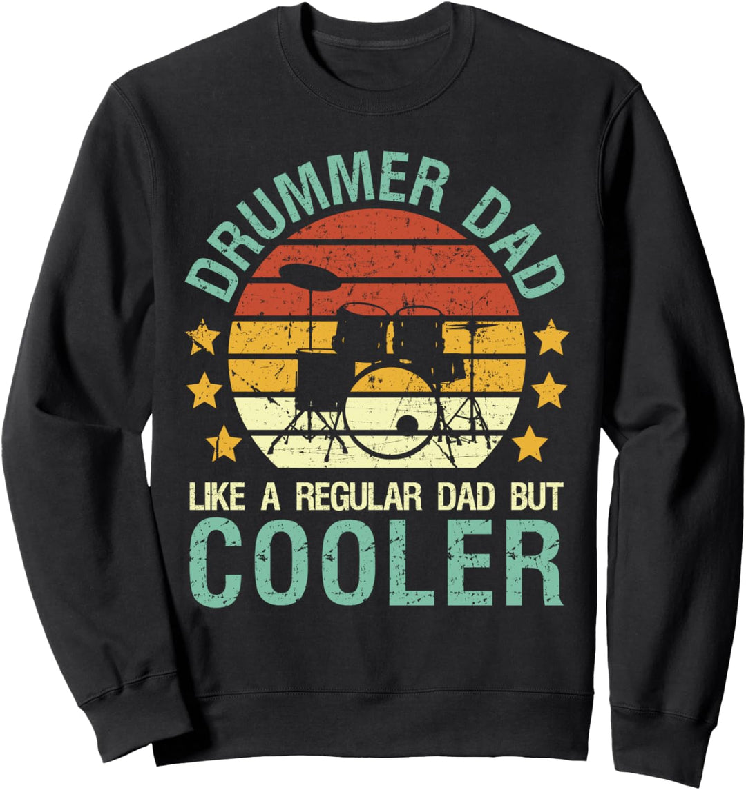 Schlagzeuger Papa Schlagzeuger Musikinstrument Trommeln Vater Sweatshirt