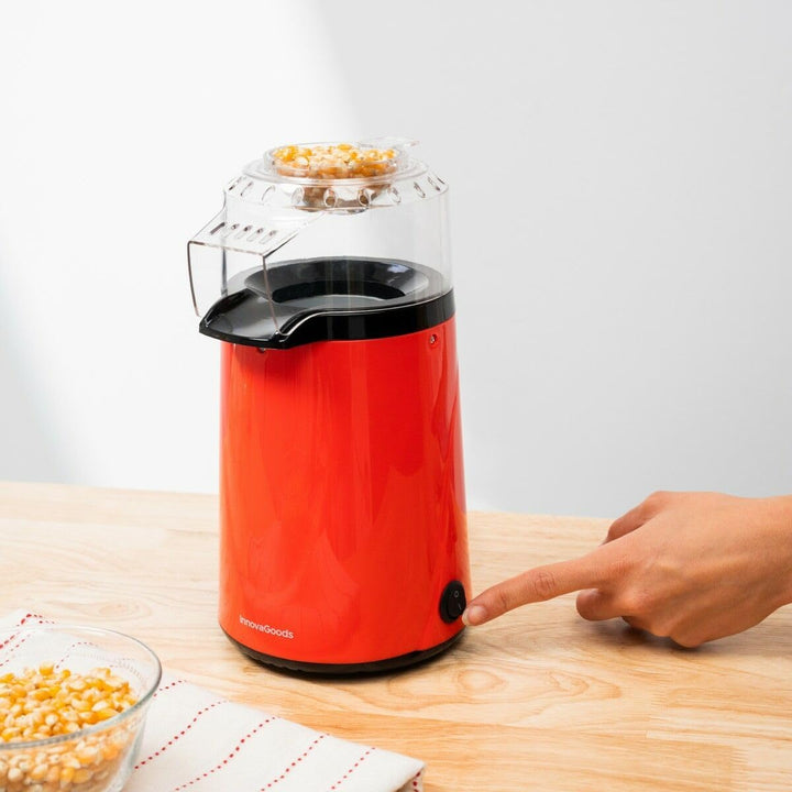 InnovaGoods® Popcornmaschine mit Luft, schnelles Kochen ohne Fett (2-3 min), Temperatur ca. 200 °C +