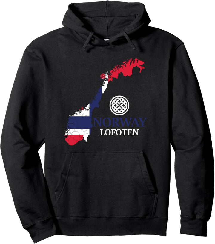 Norwegen Lofoten Rune Wikinger Pullover Hoodie