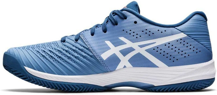 ASICS Herren Solution Swift Ff Clay Sneaker, 43.5 EU Blau Harmony Weiß