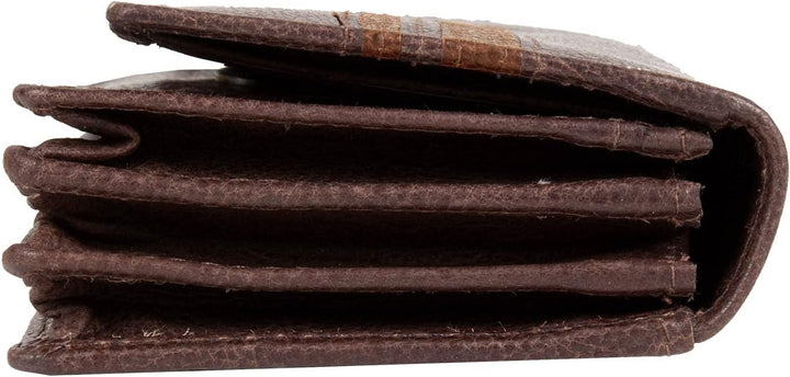 MUSTANG Asti Leather Wallet Side Opening Dark Brown