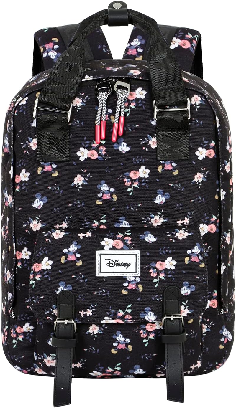 Disney Mickey Mouse Nature Rucksack, Schwarz , Einheitsgrösse, Pfirsich Rucksack 36cm Peach Rucksack