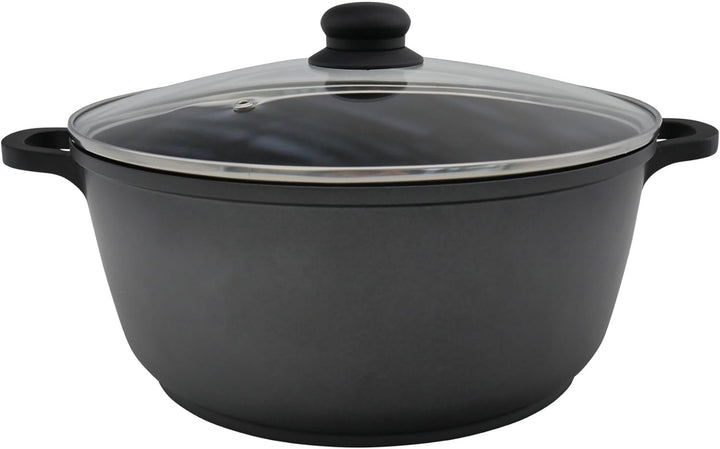 Steuber Aluguss Kochtopf Ø24 cm Schmortopf Antihaft alle Herdarten Kochtopf 24 cm, Kochtopf 24 cm
