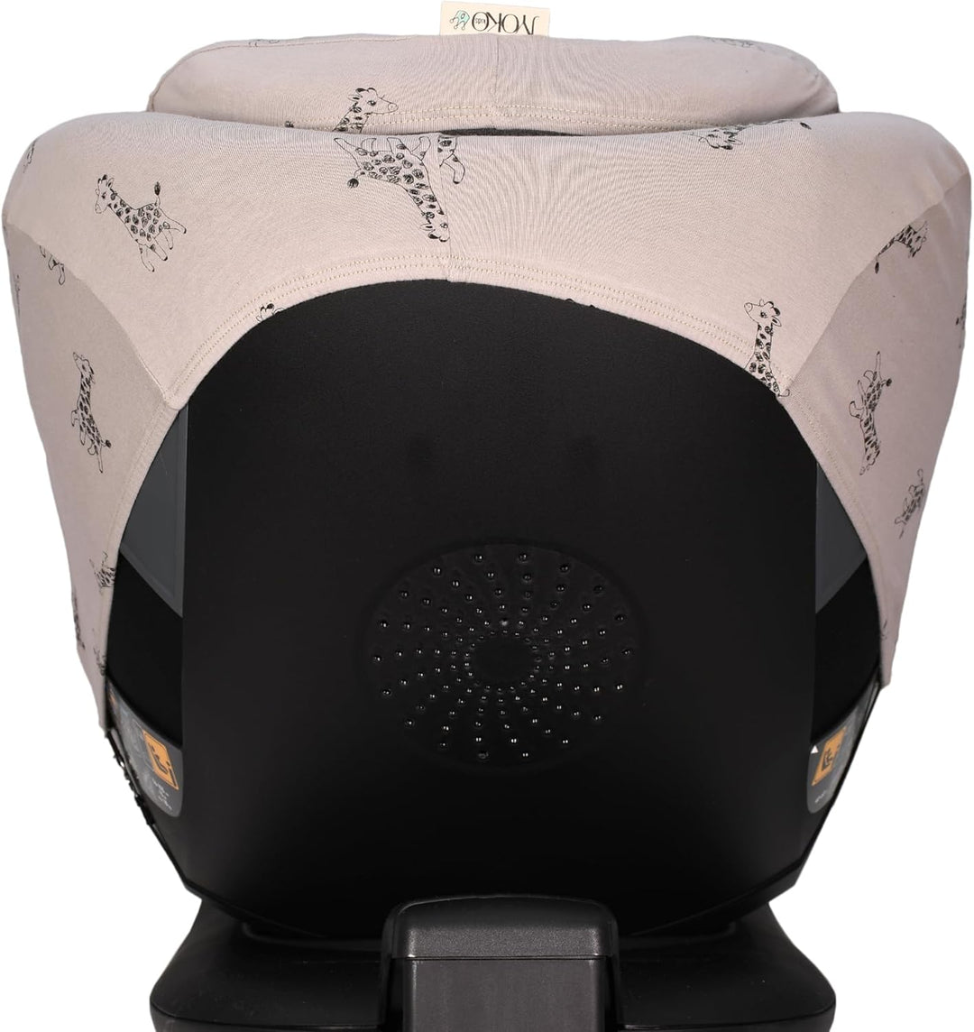 JYOKO KIDS Bezug für Autositz kompatibel mit Maxi Cosi (Giraffe, Maxi Cosi Pearl 360 y Mica Pro I-si