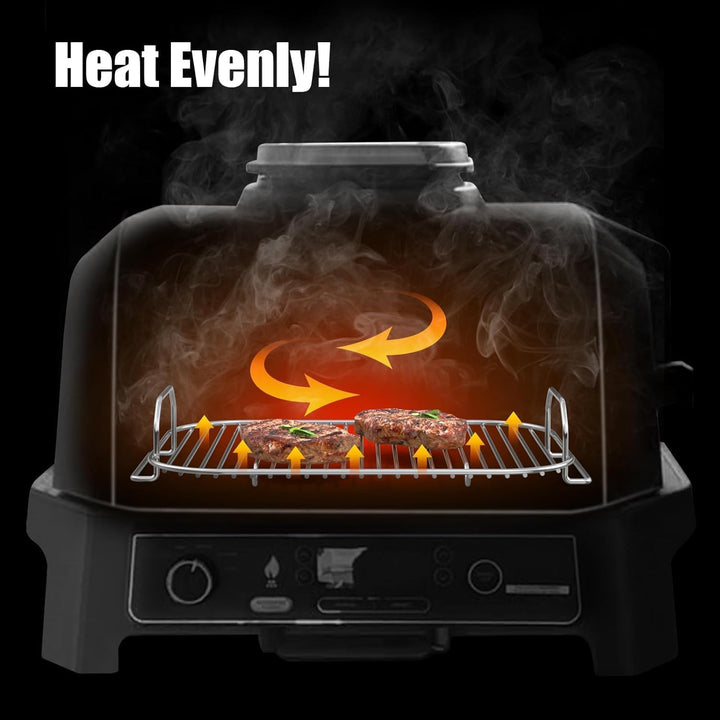 WELL GRILL Flache Grillplatte und Grillrost für Ninja Woodfire OG701EU Serie, Plancha Grillplatte &