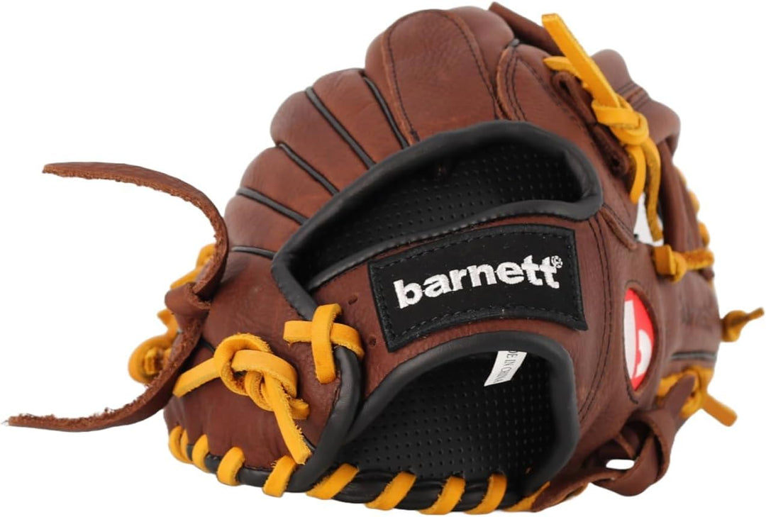 GL-130 Baseball Handschuh, Echtleder, Wettkampf, Outfield &amp; Softball 13", braun REG (für Rechtshände