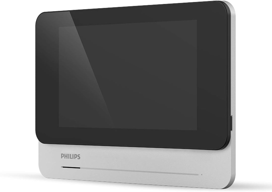 PHILIPS WelcomeEye CONNECT, Video Türsprechanlage, 2 Draht Technik, 7 Zoll Touch Monitor, incl. Smar