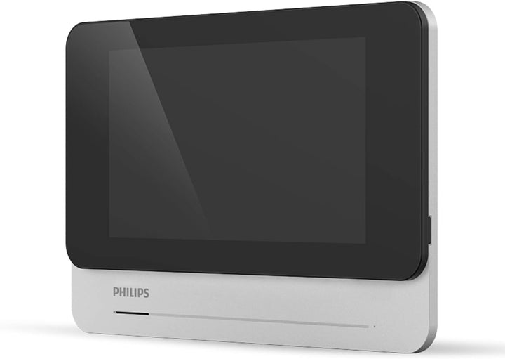 PHILIPS WelcomeEye CONNECT, Video Türsprechanlage, 2 Draht Technik, 7 Zoll Touch Monitor, incl. Smar