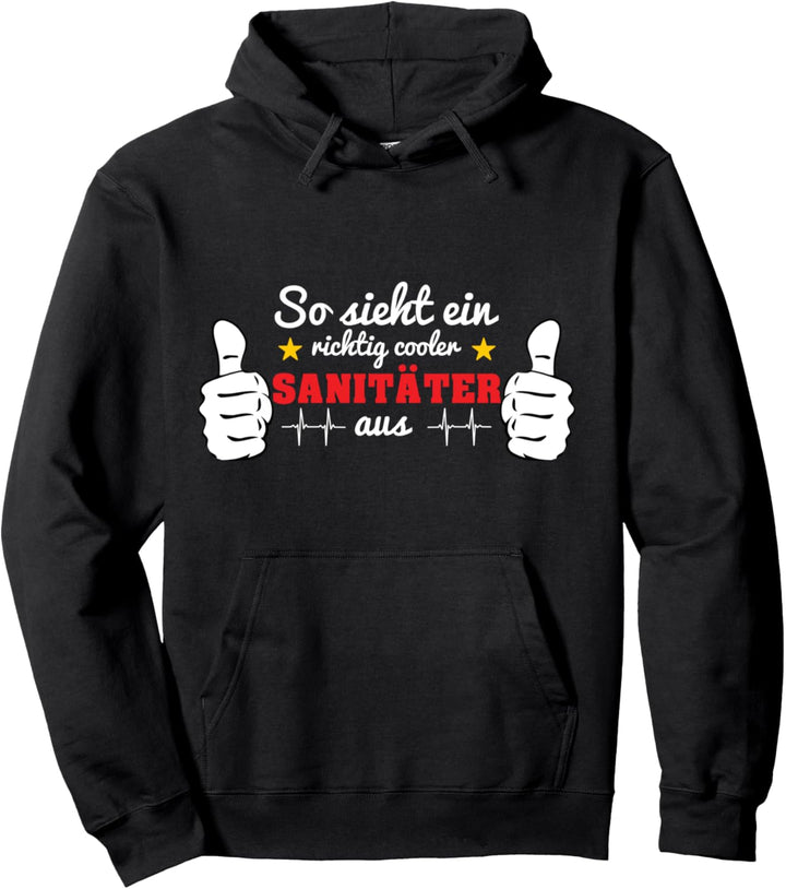 Sanitäter Rettungswagen Rettungssanitäter Notarzt Pullover Hoodie