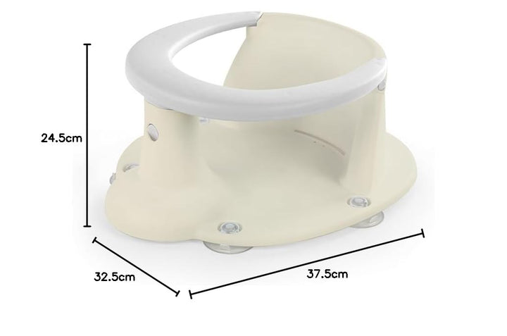 Dolu Baby Badesitz - Sicher & Bequem - Relax Beige - Ideal für Neugeborene & Säuglinge - Einfach zu