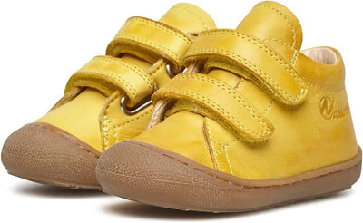NATURINO Cocoon VL-Lauflernschuhe aus Leder 17 EU Gelb, 17 EU Gelb