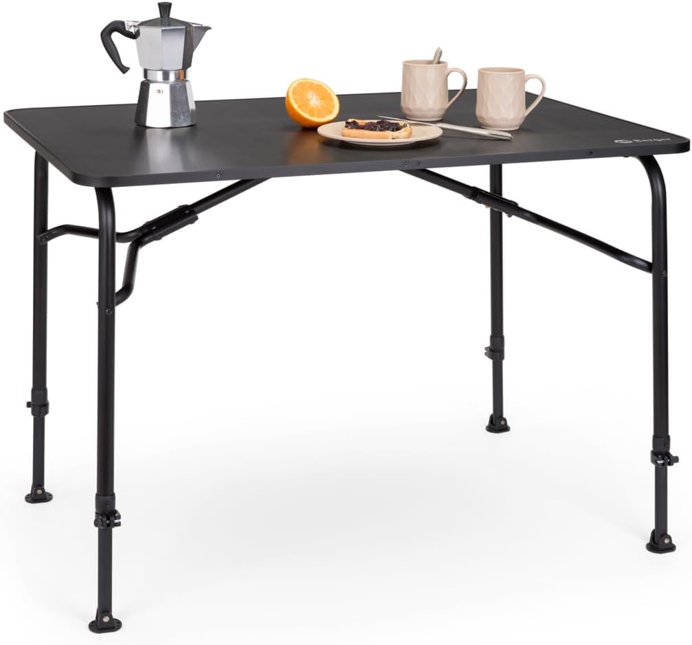 BERGER Campingtisch klappbar Tornio | Extrem Leichter & Kompakter Gartentisch Wetterfest | Eleganter