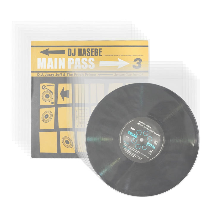 MayRecords 25,4 cm (10 Zoll) Vinyl-Schallplatten-Innenhüllen und Aussenhüllen, antistatische Kunstst