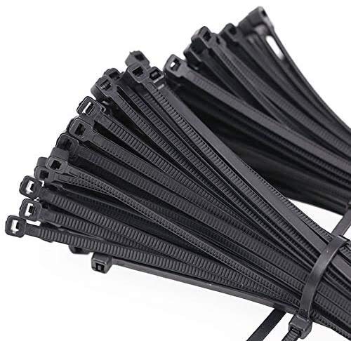 PROFI KABELBINDER Kabel Binder Industriequalität 7,2x550mm Schwarz 200 Stück, 7,2x550mm Schwarz 200