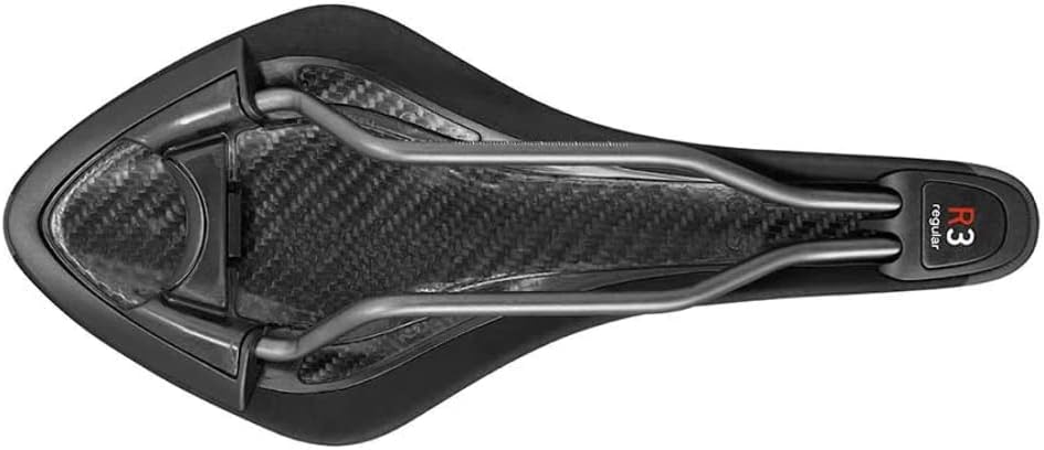 fizik Unisex – Erwachsene Arione R3 Renradsattel 300 x130 mm Schwarz,Weiss, 300 x130 mm Schwarz,Weis