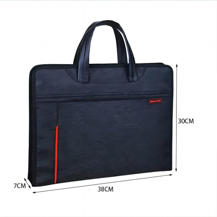 Dokumententasche B4 Tragetasche Oxford Aktentasche Office Business Beutel mit Reissverschluss Datei